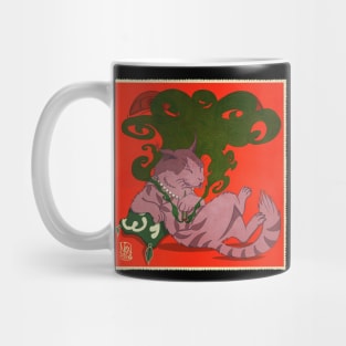 Monmon smoking japan cat Mug